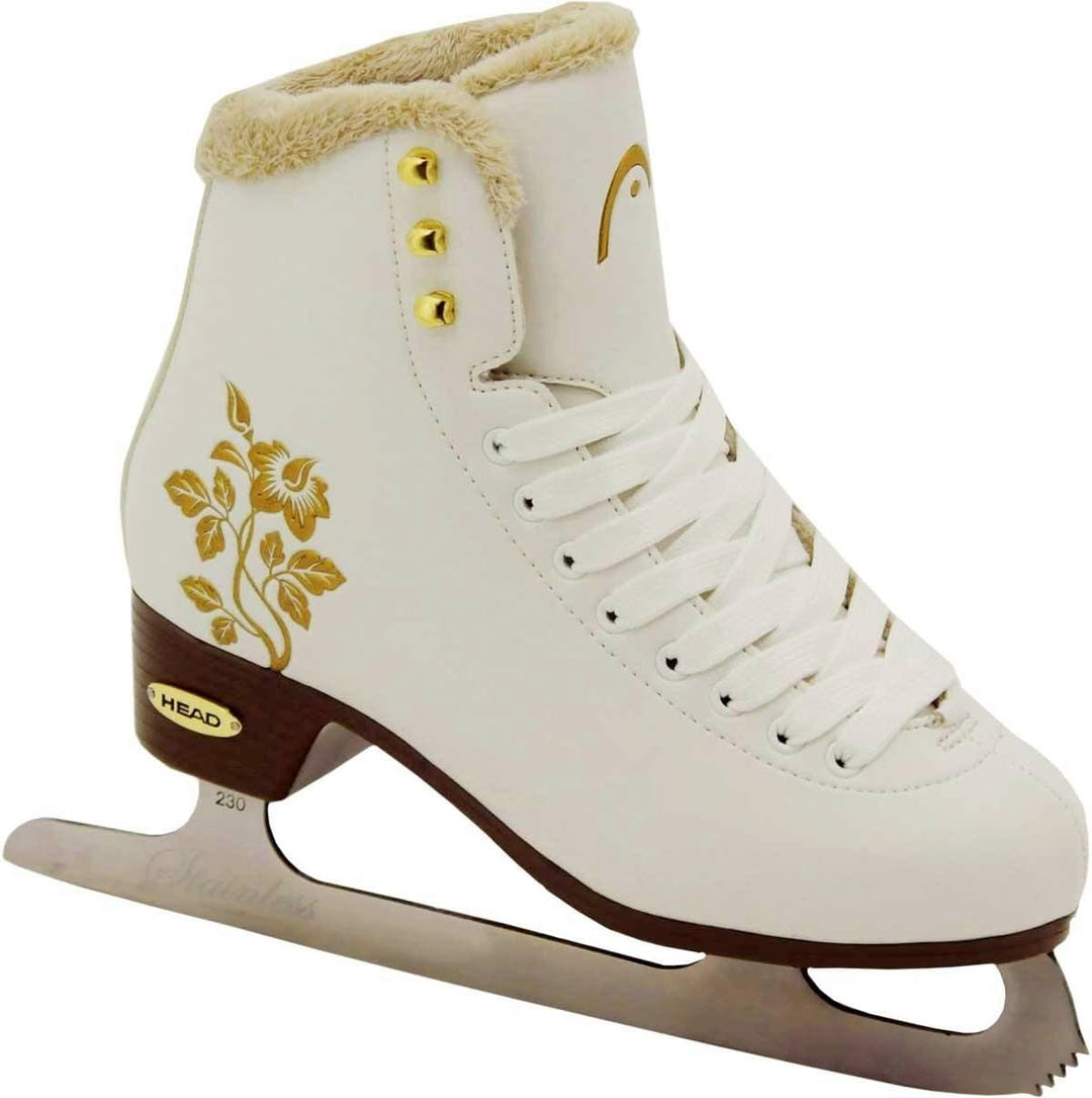 HEAD Eiskunstlauf Schlittschuhe Opal I Damen Schlittschuhe mit Edelstahlkufe I Floral-Design I ideal