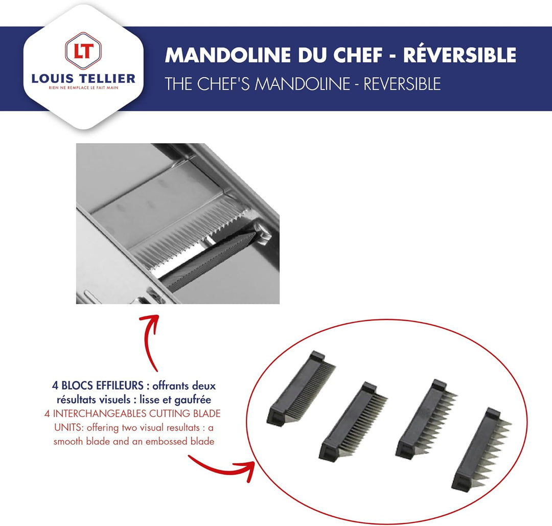 Mandoline gourmet du chef incl. kap Tellier 15000