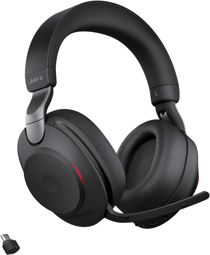 Jabra Evolve2 85 Wireless PC Headset – Noise Cancelling UC Certified Stereo Headphones & Evolve2 65