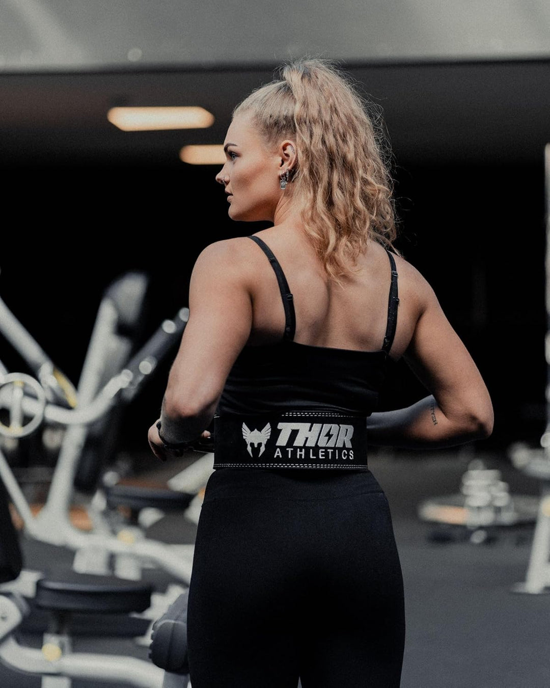 Thor Athletics Gewichthebergürtel Leder mit Schnalle, Gürtel für Gewichtheben, Powerlifting, Bodybui
