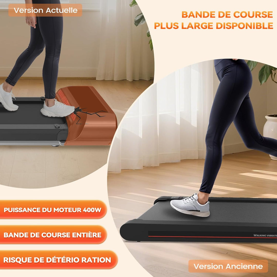 3 in 1 Walking Vibration Pad für Laufband für Zuhause mit Bluetooth 0.3-6km/h den Heim, und Walking