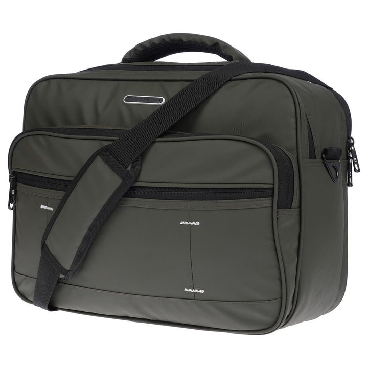 Christian Wippermann XXL Herren Umhängetasche Flugbegleiter Tasche Messenger Arbeitstasche 17 Zoll L
