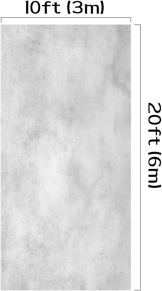 Kate Beruf Studio Hintergründe für die Fotografie Smoky Grey Grösse 3x6m/10x20ft Leicht Grauer fotog