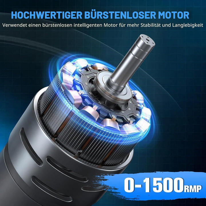 Akku-Hobel Kompatibel mit Makita 18V Akku – Einhandhobel mit 16500RPM, 0-2 mm Einstellbare Hobeltief