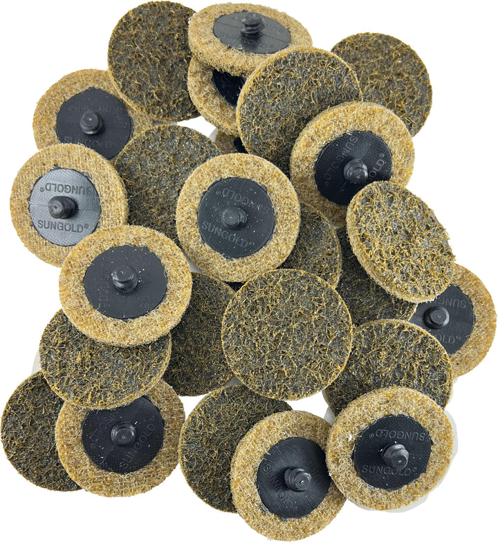 Sungold Abrasives 74904 Grobe, nicht gewebte Oberflächenpflege, R-Typ, Schnellwechselscheibe, 5 cm,