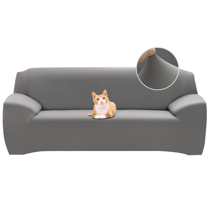 Jaotto Sofabezug 3 Sitzer Elastischer Stretch Spandex Sofa Überwürfe Sofahusse Antirutsch Waschbar S