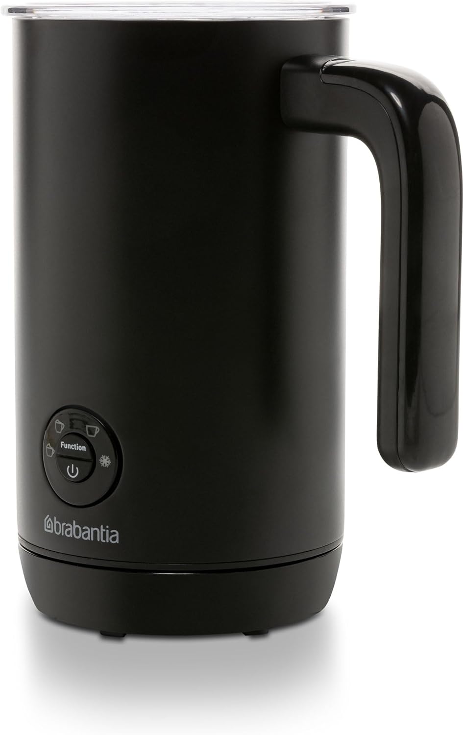 Brabantia Milchaufschäumer Elektrisch 4-in-1, Automatische Milchschäumer, für Heisser und Kalter Mil