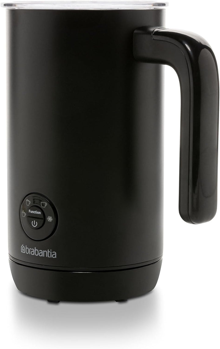 Brabantia Milchaufschäumer Elektrisch 4-in-1, Automatische Milchschäumer, für Heisser und Kalter Mil