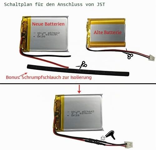 3.7V 600mAh 602535 Batteriewechsel für Logitech MX Master 2 MX Master 2s MX Master 3 MX Master 3s MX