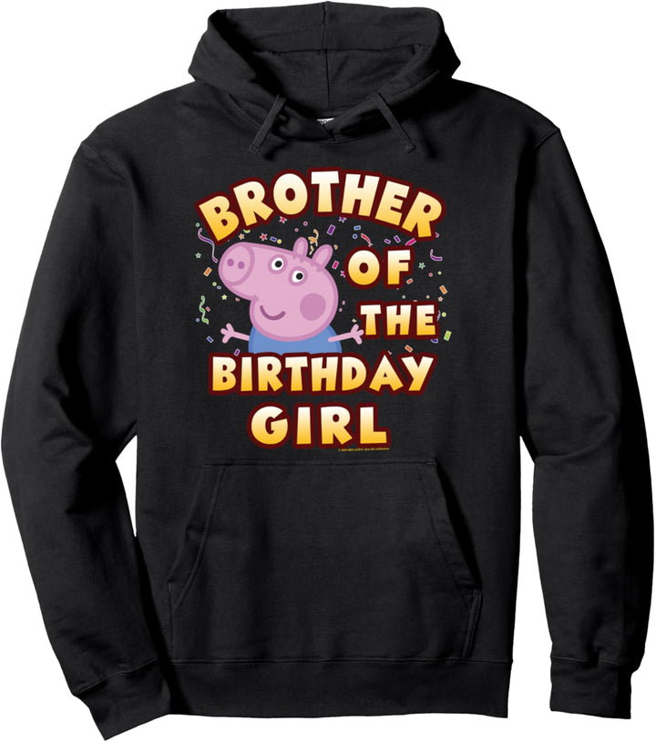 Peppa Pig Brother Of The Alles Gute zum Geburtstag Girl Pullover Hoodie
