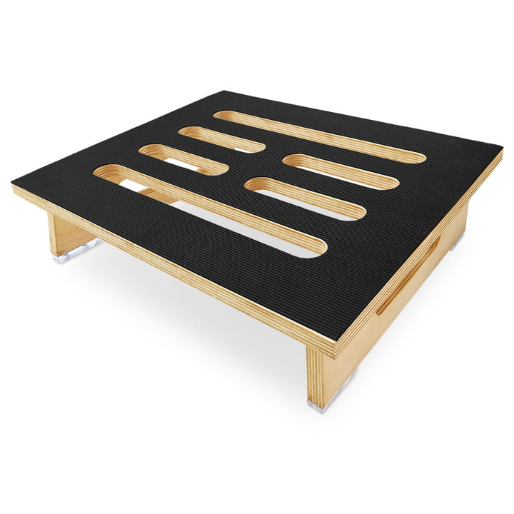 Tritthocker Tritt Holz - Wohnwagen Trittstufe Wohnmobil bis 200 kg Belastbar - 40x32x10cm Fussbank E