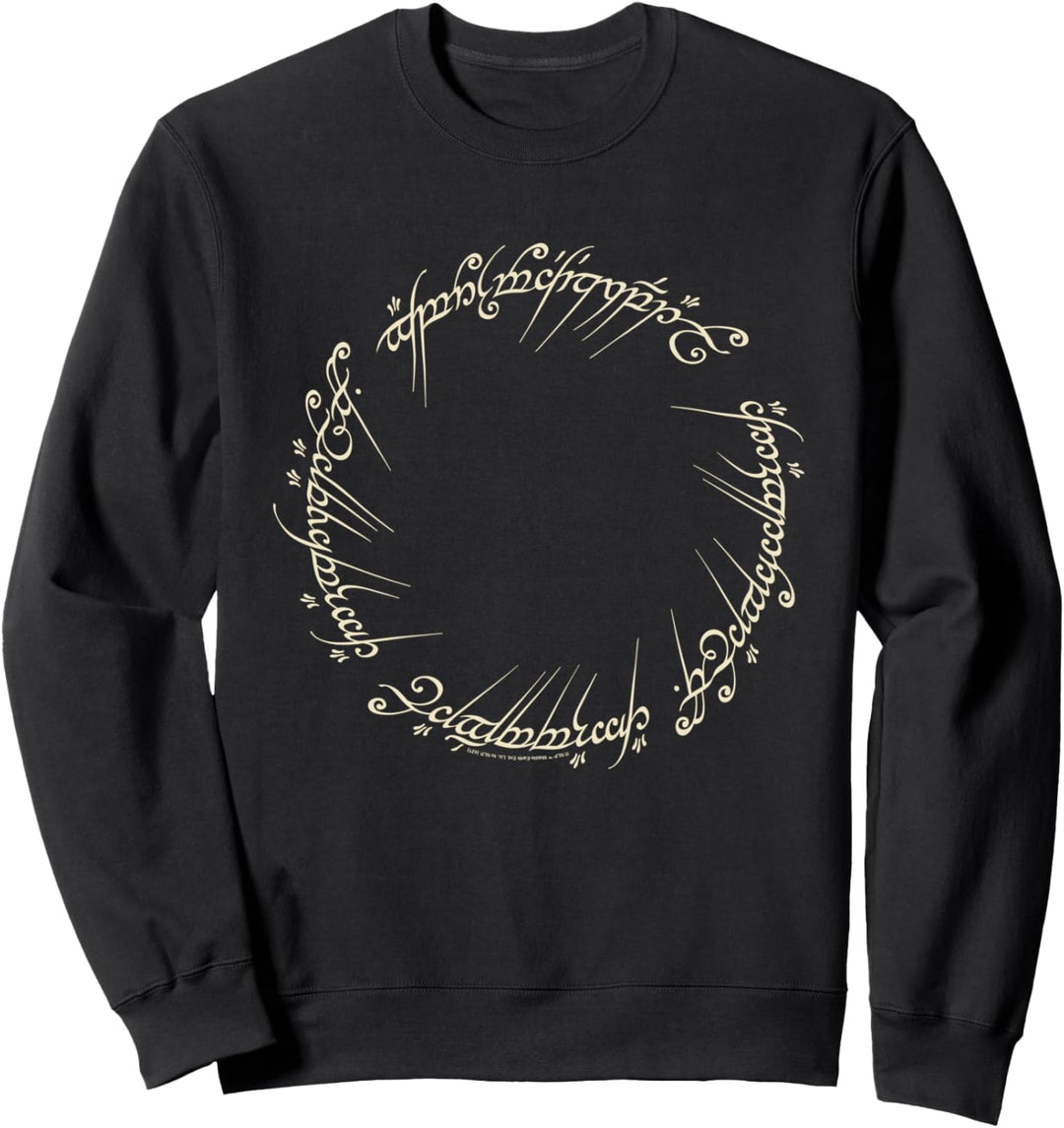 The Lord of the Rings One Ring Inscription Sweatshirt