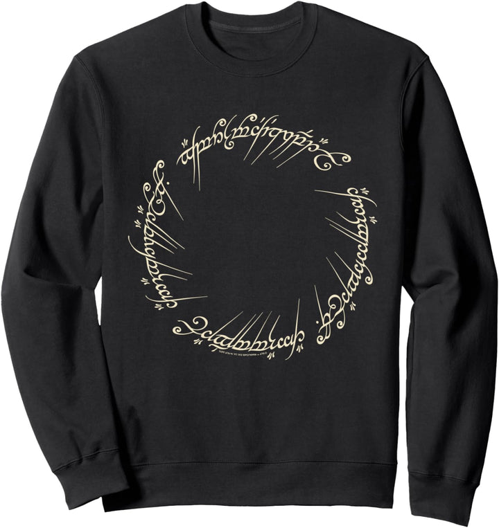 The Lord of the Rings One Ring Inscription Sweatshirt