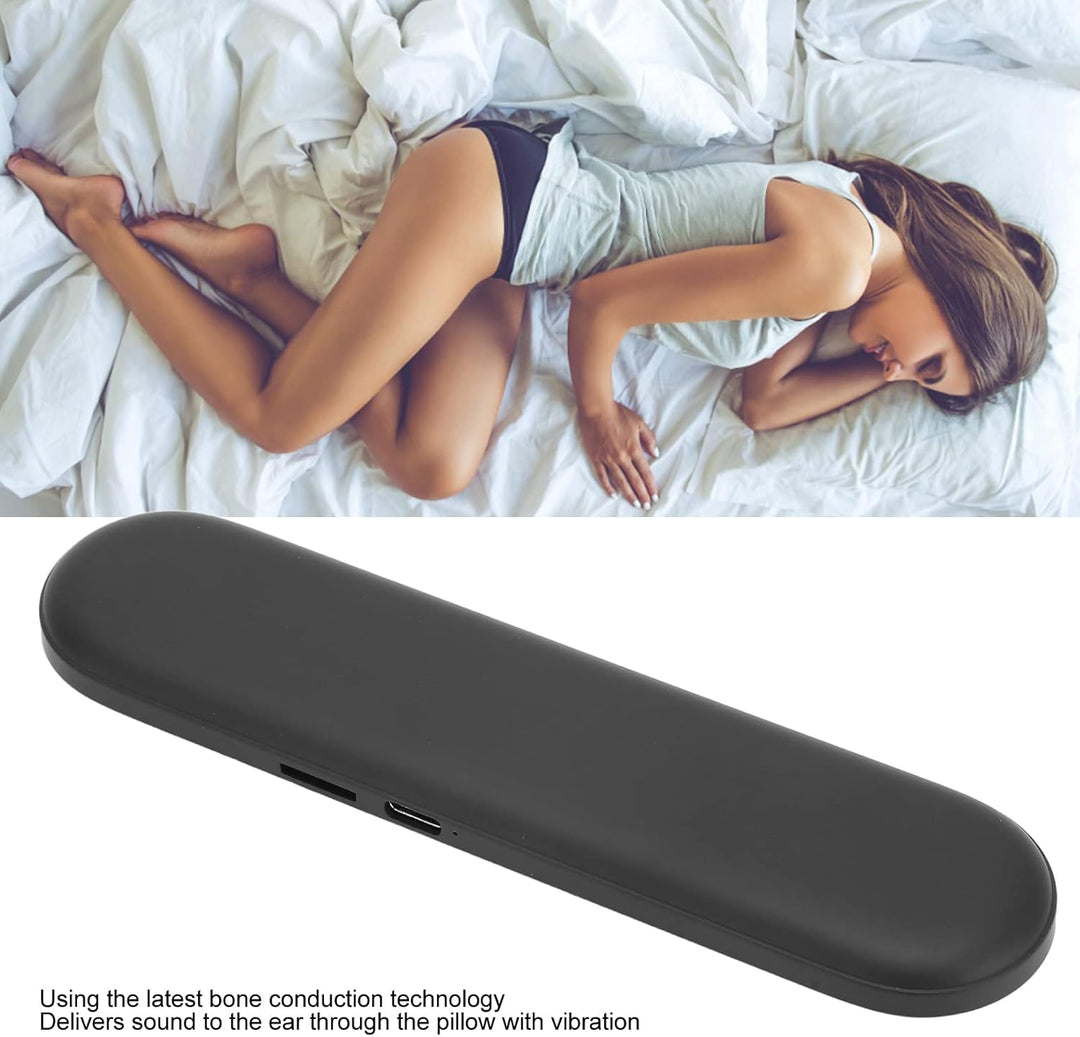 Kissen Lautsprecher, Bone Conduction Schlaflautsprecher, Wireless Sleep Aid Lautsprecher Lautstärker