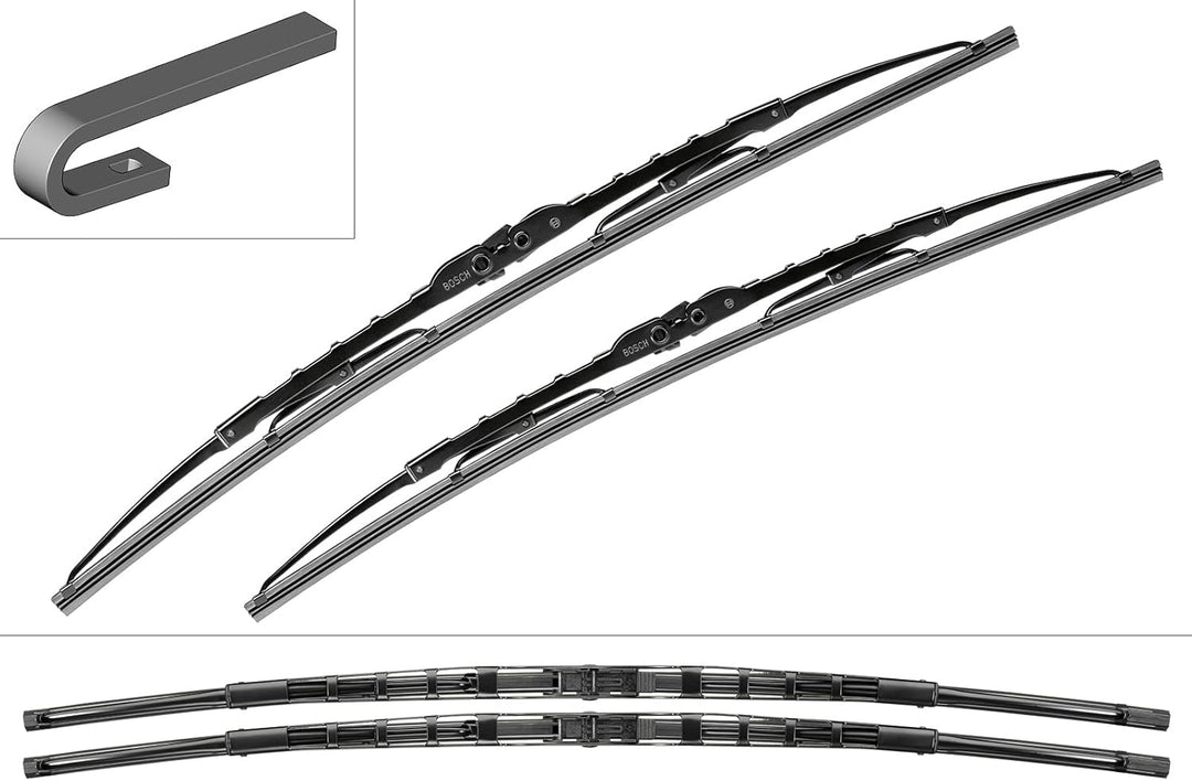 Bosch Scheibenwischer Twin 532, Länge: 700mm/700mm – Set für Frontscheibe