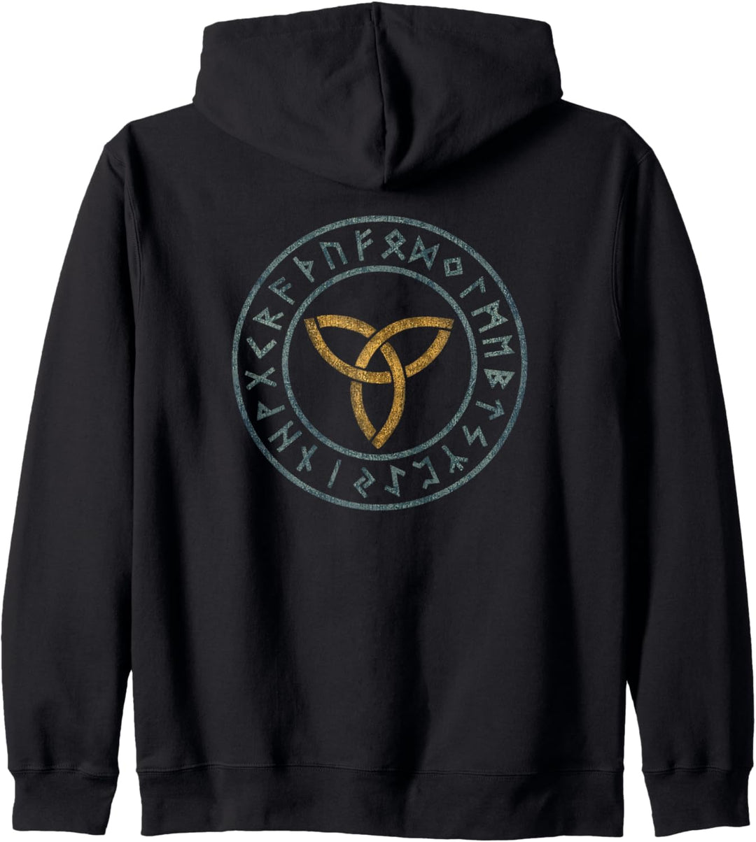 Triquetra Keltisch Nordisch Wikinger Mythologie Symbol Runen Kapuzenjacke