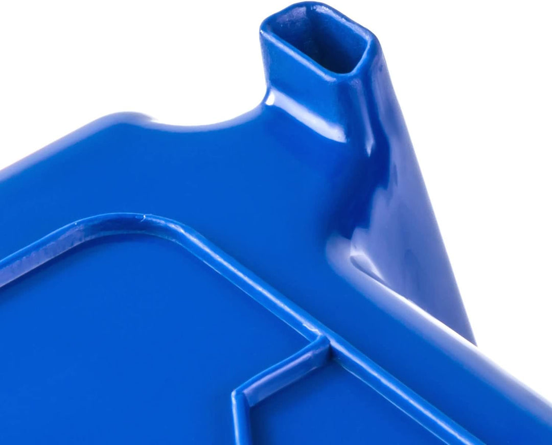 Stapelboxen Set - 10 Stück Stapelbox 210 x 200 x 135 mm - Sichtbox Sichtlagerboxen Lagerbox, Blau, 1