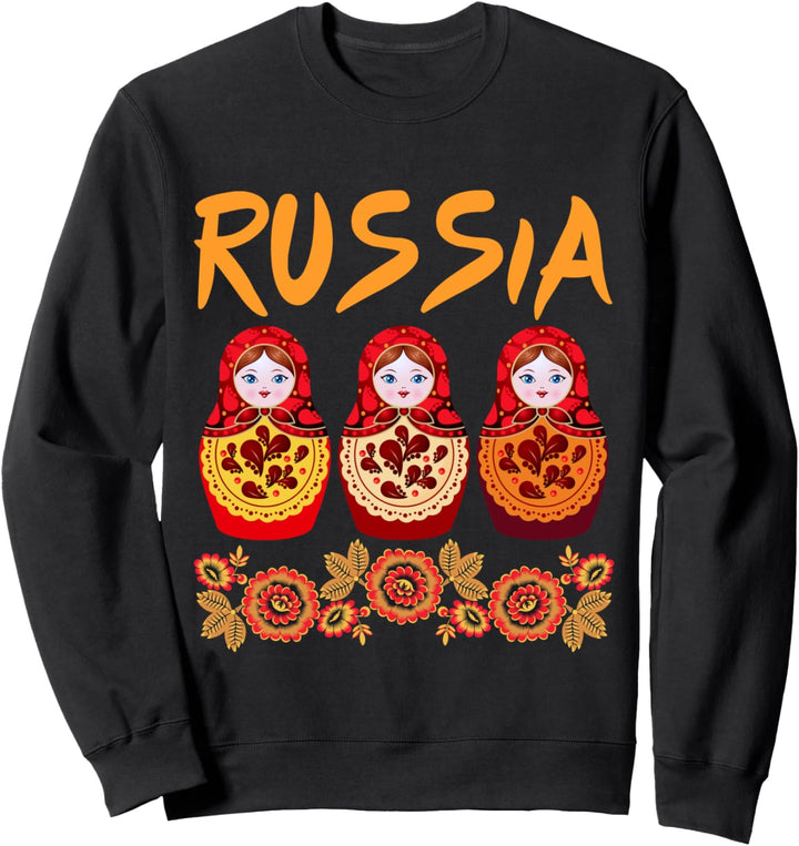 Matrjoschka Matroschka Russische Puppe Russland Sowjetunion Sweatshirt