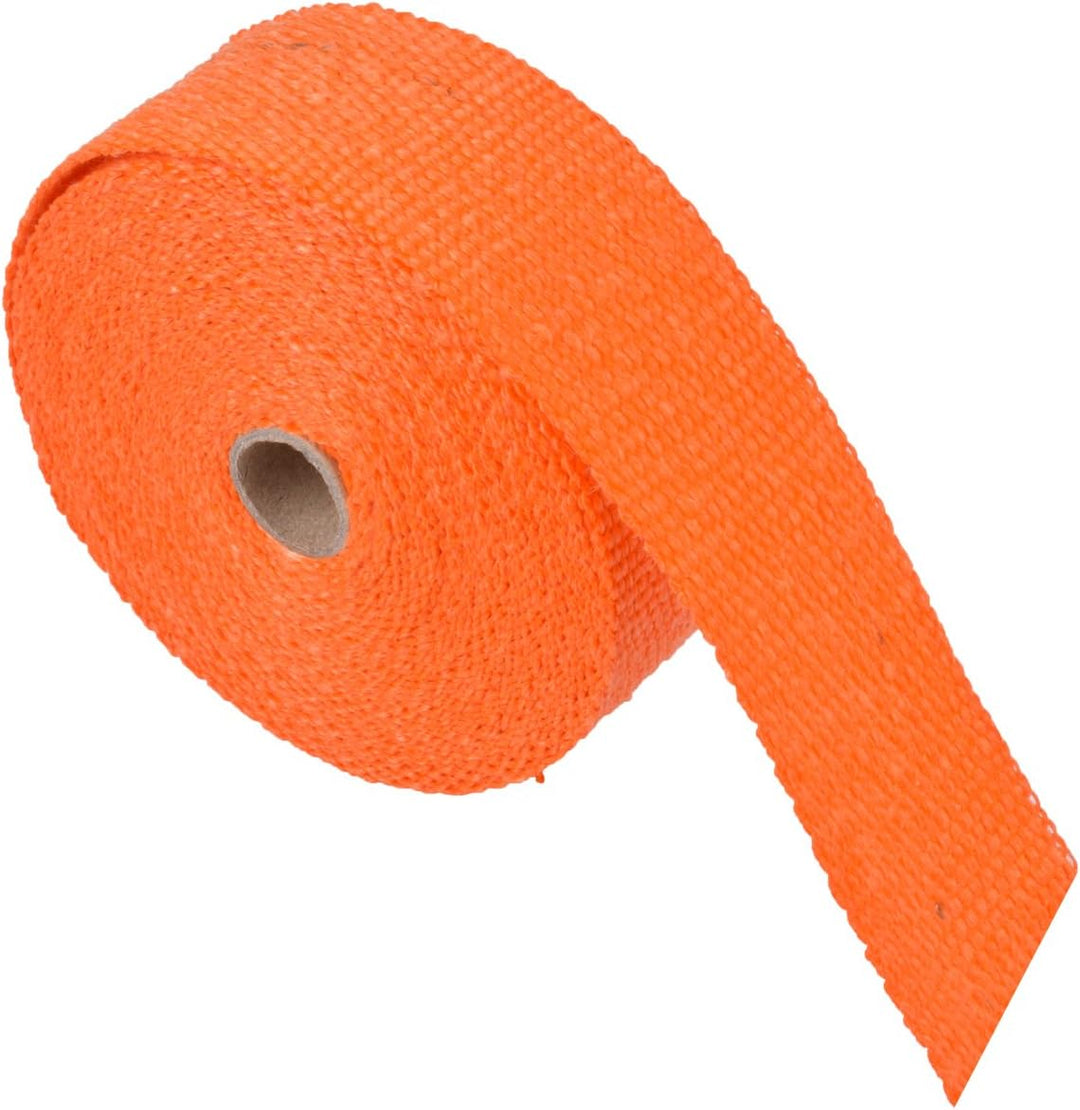 KaTur 2 "x50Ft Auspuff Heat Wrap Tap Header Glasfaser Wrap Kit mit 8 Stück 11,8 Zoll Edelstahl Versc