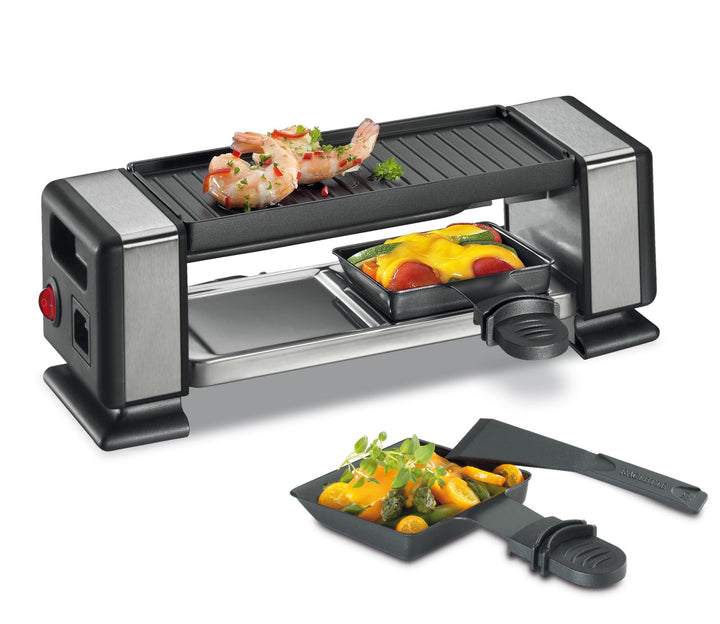 Küchenprofi Raclette VISTA2 PLUS-KP1760202800/grau, Erweiterbar 2 Personen