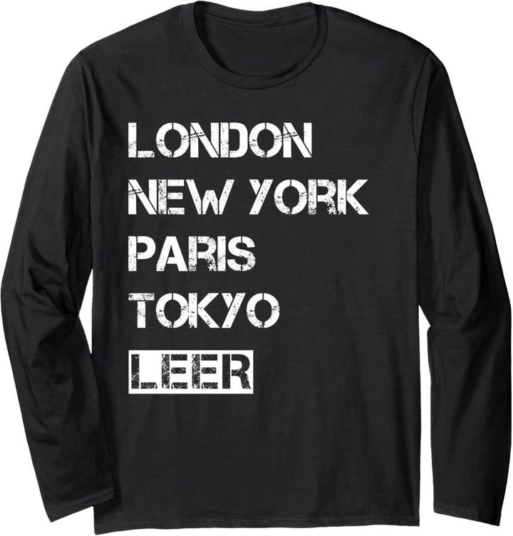 Meine Stadt! Geburtsort & Heimatliebe Leer Langarmshirt