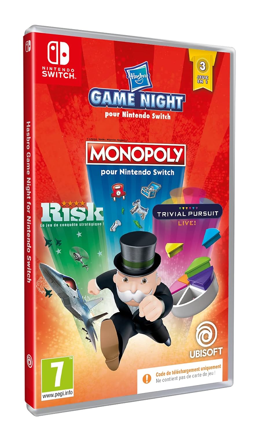UBI SOFT FRANCE AUF HASBRO GAME NIGHT SWITCH CIAB