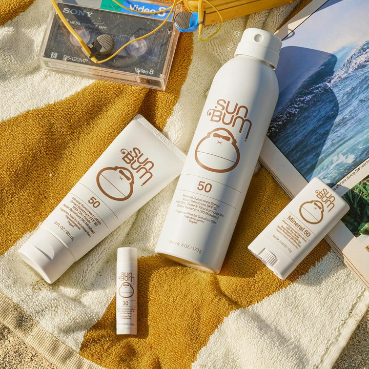 Sun Bum Mineral LSF 50 Sunscreen Face Stick | Vegan und Hawaii 104 Reef Act konform (Octinoxat- und