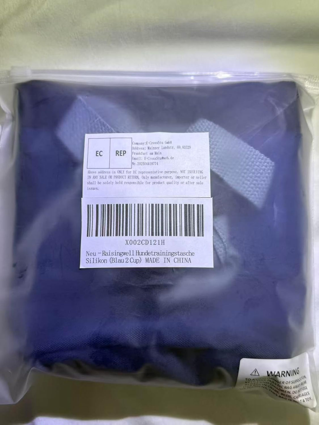 Raisingwell Leckerlitasche für Hunde, Multifunktions-Gassi Tasche mit Silikonbeutel, Futterbeutel fü