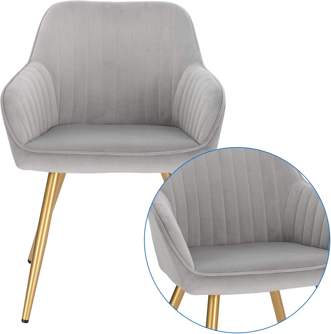 Lestarain Esszimmerstühle 1er Set, für Esszimmer Wohnzimmer Küche, Küchenstühle gepolstert mit Armle