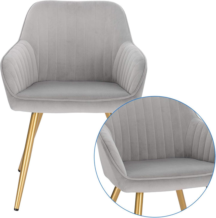 Lestarain Esszimmerstühle 1er Set, für Esszimmer Wohnzimmer Küche, Küchenstühle gepolstert mit Armle