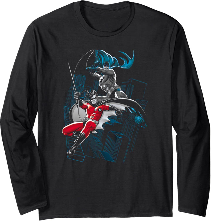 Batman Black and White Langarmshirt