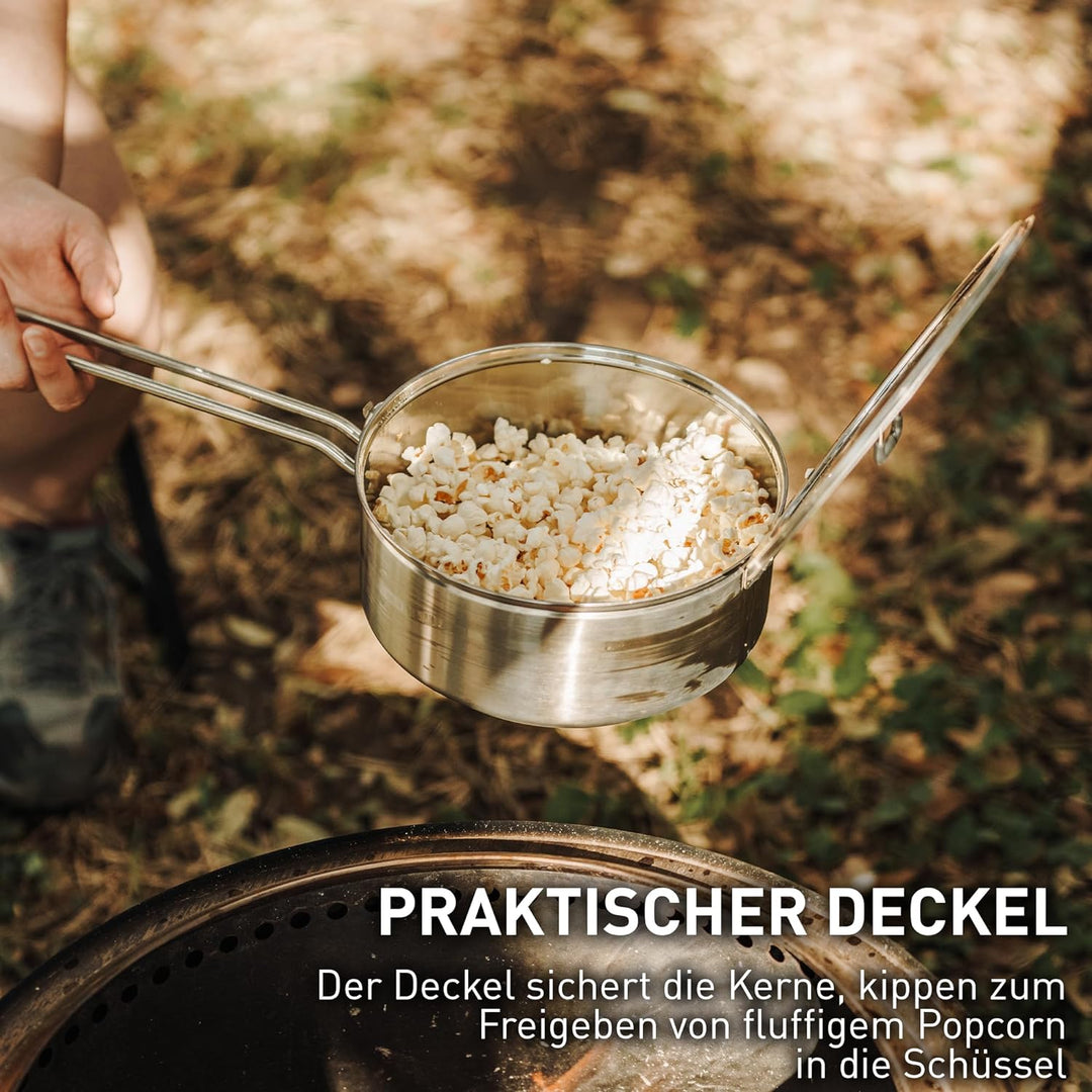 Solo Stove Lagerfeuer Popcorn Maker Edelstahl Popcorn Popper Feuerschale Zubehör 3 Quart Kapazität H