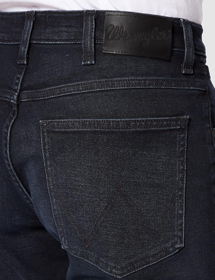 Wrangler Herren Jeans Hoher Bund W12OH118N 30W / 38L Blau (Dark Fuzz 77j), 30W / 38L Blau (Dark Fuzz