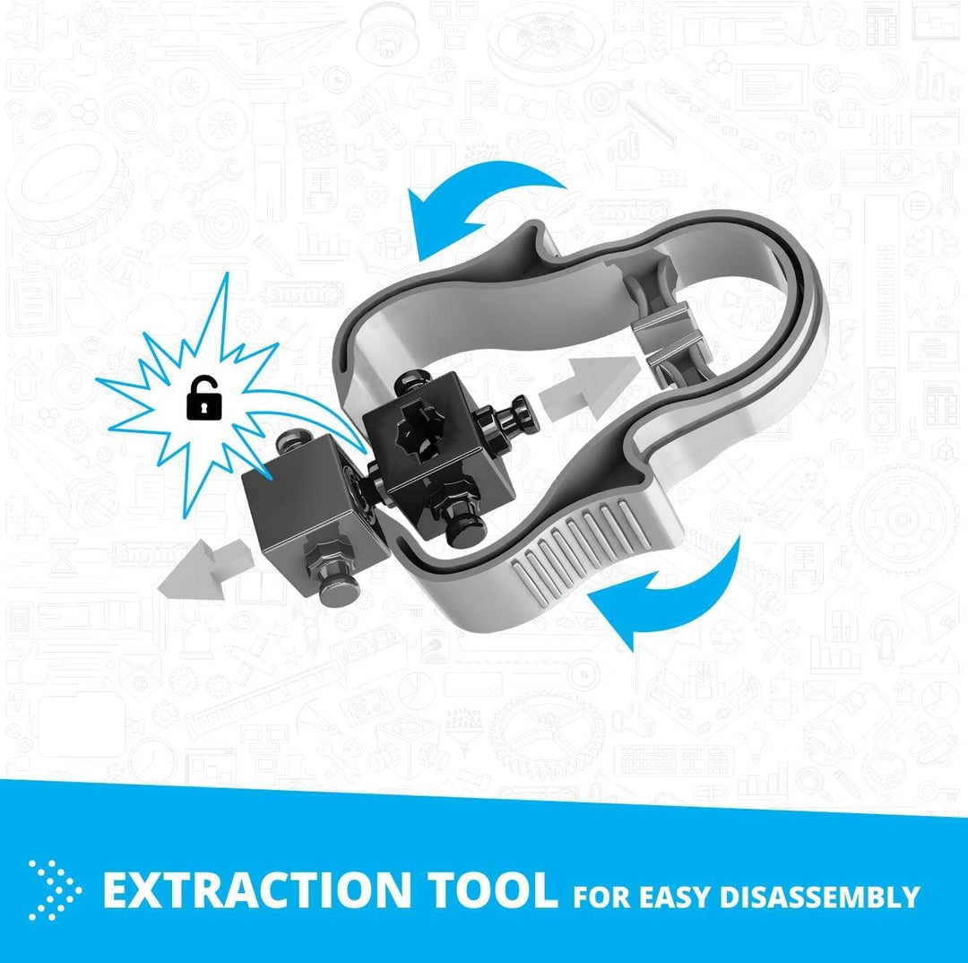 Engino CE301MM-A Creative Engineering Maker Master 30 Modelle Set, Mehrfarbig