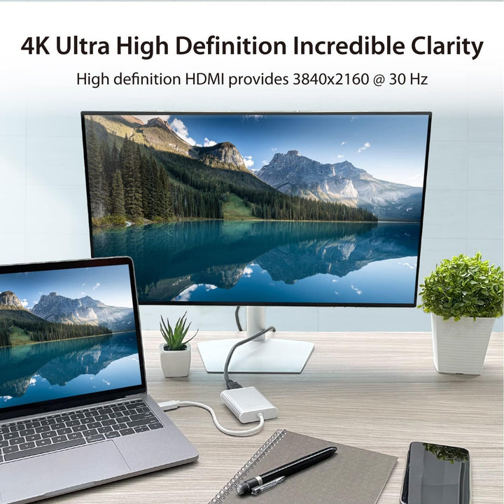 j5create USB 3.0 zu 4K HDMI Display-Adapter- USB 3.0 Typ-A Stecker | HDMI Buchse | 4K UHD | Auflösun