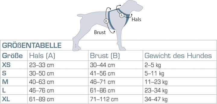 Kurgo Tru-Fit Hundegeschirr, Crash-Test-erprobtes Auto-Sicherheitsgurt, Für Hunde von 11 bis 23 kg,