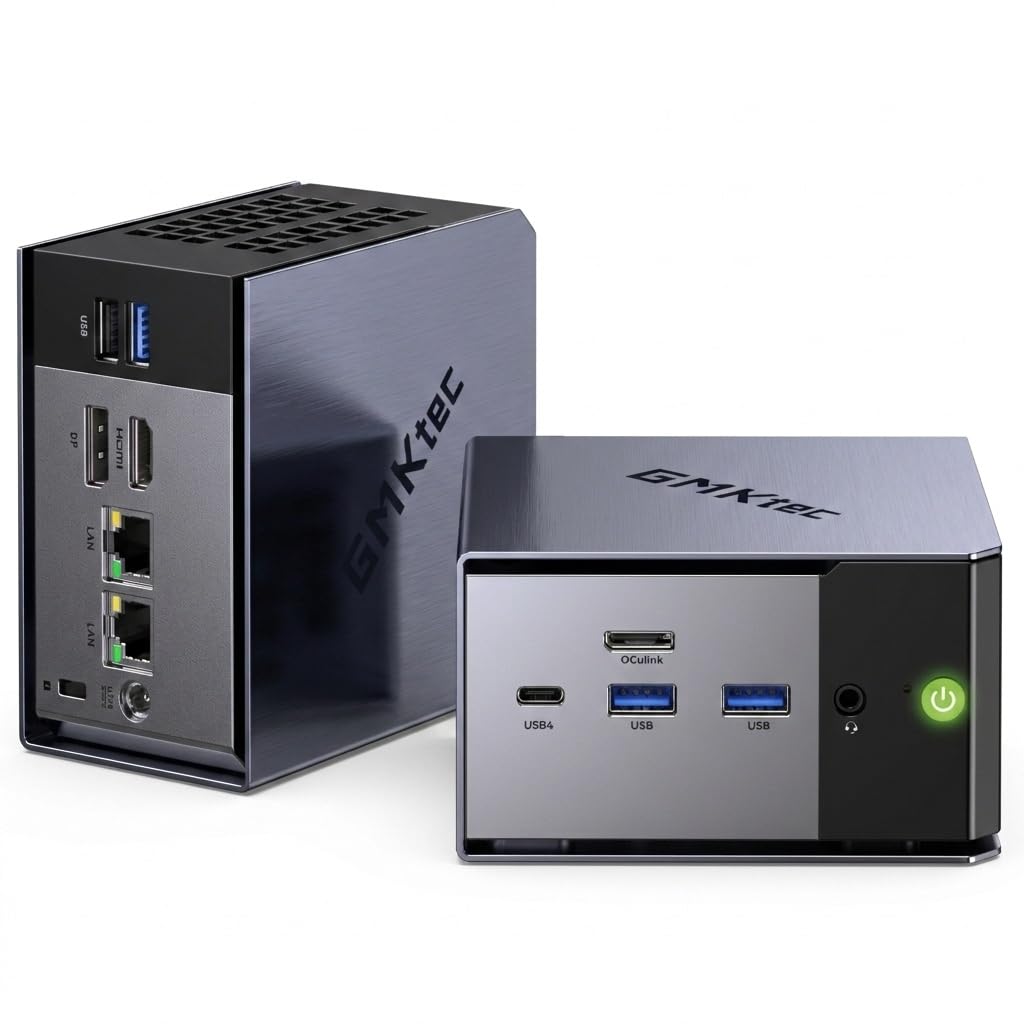 GMKtec K16 Mini PC AMD Ryzen 7 7735HS(8K/16T Bis zu 4.75GHz) Micro PC mit 32GB DDR5 6400, 512GB PCIe