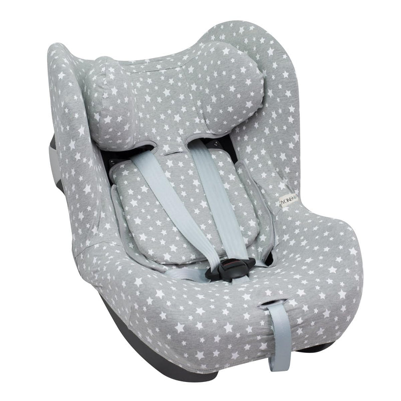 JYOKO KIDS Bezug kompatibel mit Cybex Gold Sirona M2 iSize (WHITE STAR), WHITE STAR