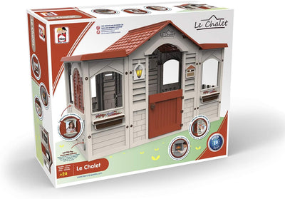 Chicos - Le Chalet Spielhaus | Gartenhaus Kinder für Jungen und Mädchen ab 2 Jahren | Spielhaus Kind
