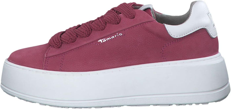 Tamaris Damen Bequemschuhe, Frauen Schnürschuhe,TOUCHit-Fussbett 39 EU Fuxia, 39 EU Fuxia