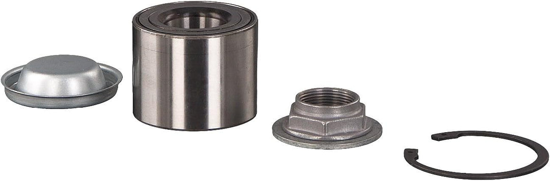 febi bilstein 40014 Radlagersatz mit Achsmutter, Sicherungsring und Staubkappe , 1 Stück