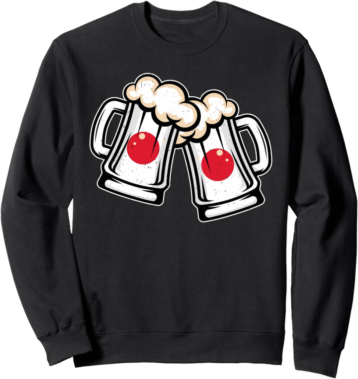 Japanische Flagge Bierkrug – cooles japanisches Bier Sweatshirt