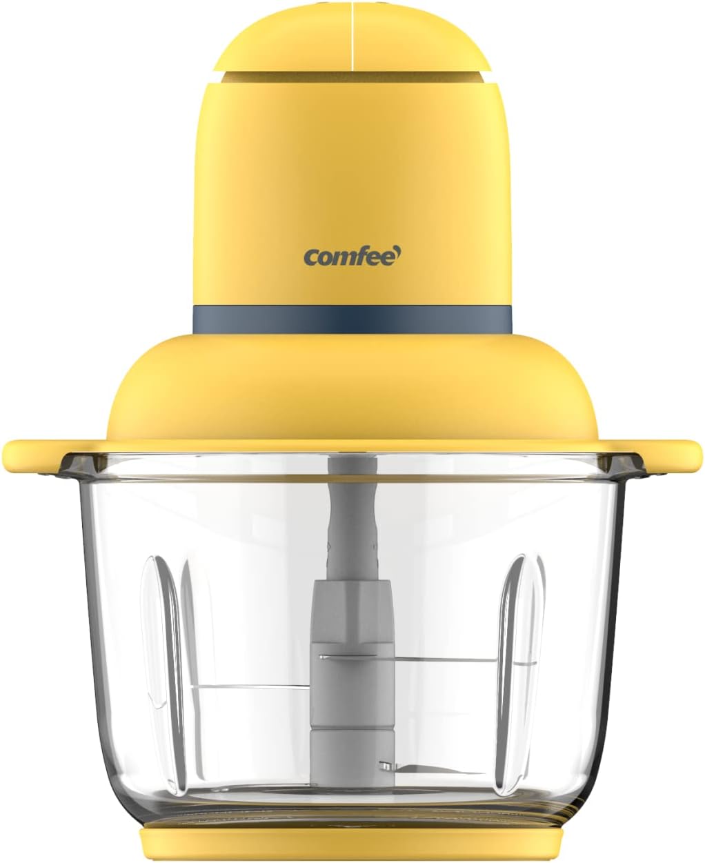 Comfee MJ-FM4001W Elektrischer Küchenzerkleinerer, 2 Klingen, Zerkleinerer, 2 Geschwindigkeiten, Kap