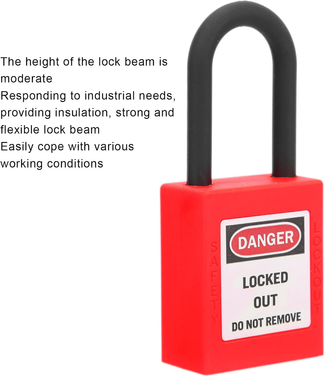 Watris Veiyi 5 Sätze 38mm Lockout Tagout, Vorhängeschloss Gleichschliessend, Vorhängeschloss Klein,
