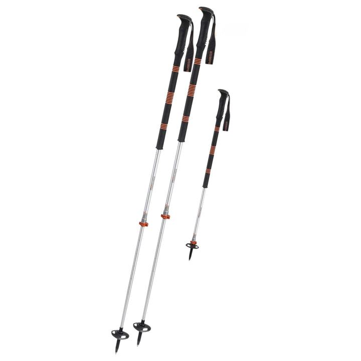 Komperdell Contour Titanal II 2-teilig orange-schwarz
