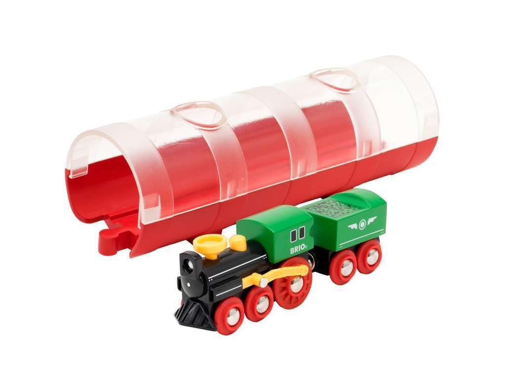 BRIO World 33892 Tunnel Box Dampflokzug - Zubehör für die BRIO Holzeisenbahn – Empfohlen für Kinder