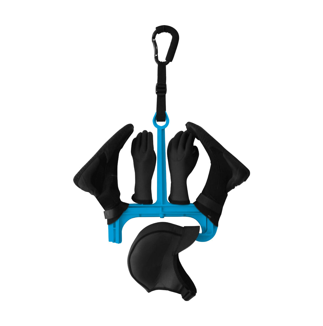 SURF LOGIC Surflogic Kleiderbügel für Zubehör aus Neopren Double System, Geschlecht, Blau, L