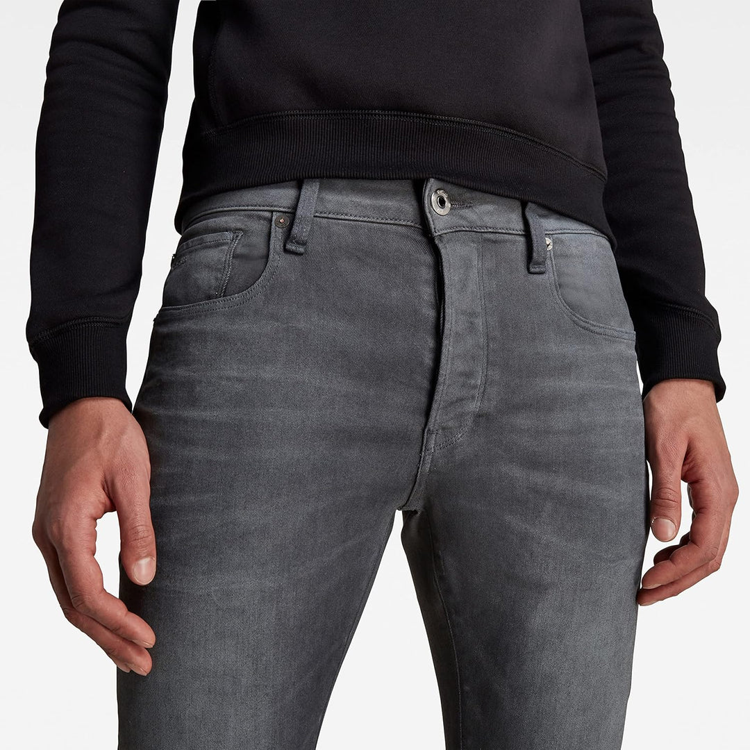 G-STAR RAW Herren 3301 Slim Jeans 28W / 32L Grau (Dk Aged Cobler 51001-7863-3143), 28W / 32L Grau (D