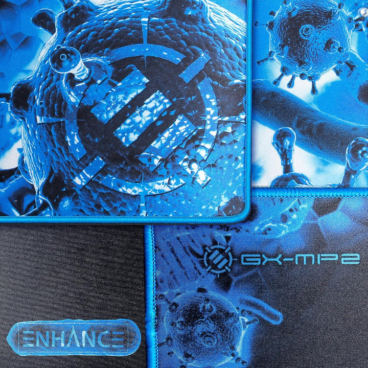 ENHANCE GX-MP2 Extended Gaming Mauspad - XXL Mauspad (80 x 35 cm) Mehrfarbig (Blau/Schwarz), Mehrfar