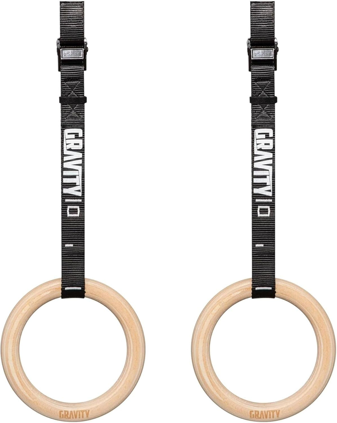 Gravity Fitness Holz-Gymnastikringe 32mm, 32mm